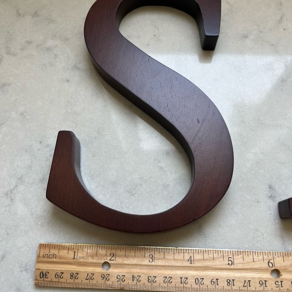 Pottery Barn Kids Wooden Letters S-A-M - Picture 2 of 14
